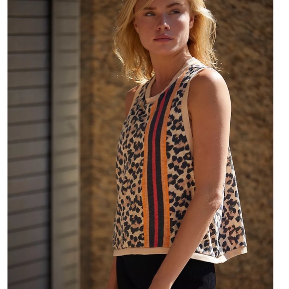 Free People Movement Love Tank Leopard Combo Large - Picture 8 of 15